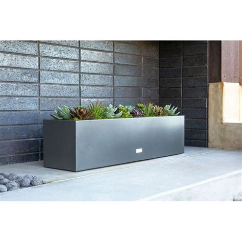 metallic window box planter|decorative metal planter boxes.